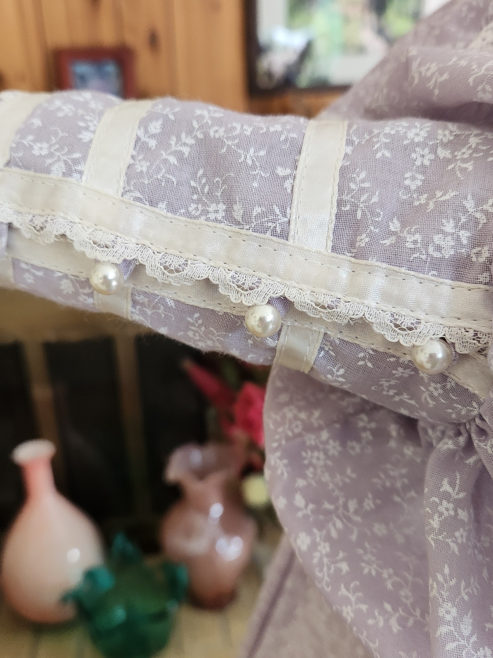 ✨ Dreamy Vintage 70s Lavender Gunne Sax Prairie Dress ✨ - Picture 11 of 12